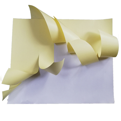 Stickerdocument het blad goot Met een laag bedekt Art Paper met het gele document van kraftpapier van het kleurensilicone HM0111