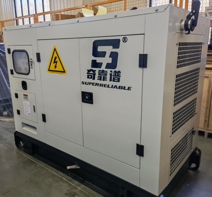 Dieselgenerator ingesteld voor de constante stroomvoorziening van de drukmachine