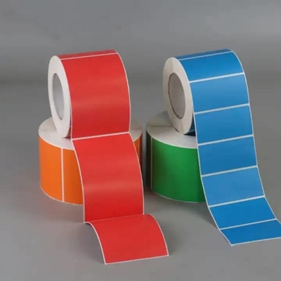 Rood Groen Blauw Geel Oranje Thermisch Papier Etiket Sticker DT Thermisch Etiket