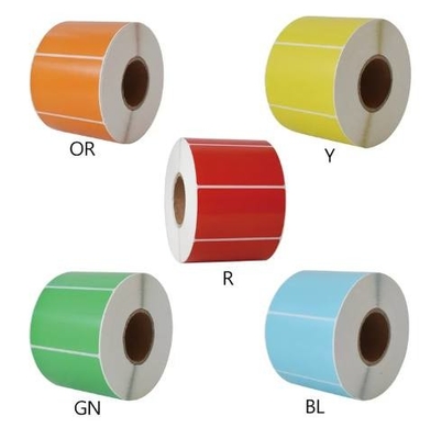 Geprinte directe thermische kleurenlabel Sticker Kleurenlabel Top Thermische labelsticker
