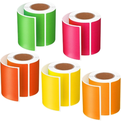Geprinte directe thermische kleurenlabel Sticker Kleurenlabel Top Thermische labelsticker