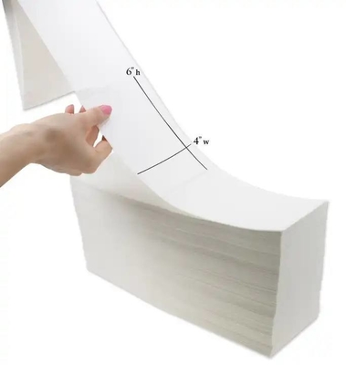 Kleefstof Fanfold Labels Fanfold Stickers 4 * 6 inch Kleefstof Fanfold Shipping Labels Sticker