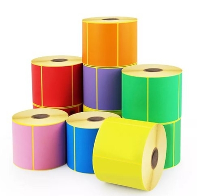 Geprinte directe thermische kleurenlabel Sticker Kleurenlabel Top Thermische labelsticker