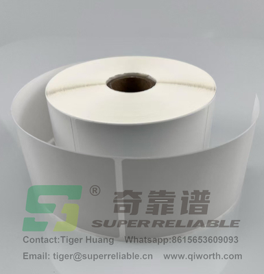Semi Glossy Paper Kleefstof Barcode Sticker Art Paper Kleefstof Sticker gedrukt door Ribbon