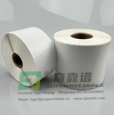 Semi Glossy Paper Kleefstof Barcode Sticker Art Paper Kleefstof Sticker gedrukt door Ribbon