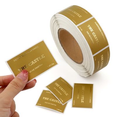 Op maat gemaakte printontwerp zelfklevende etiketten druketiketten cosmetica-etiketten