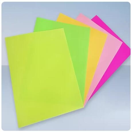 Fluorescerend geel papier Kleefmiddel Fluorescerend geel papier WGA333 Inkjetprinten Fluorescerend papier
