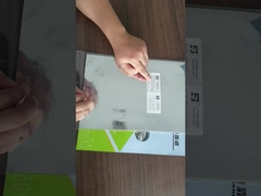 WG4633 de modelvoering van het de Lijm Witte Cellofaan van Mentalized Bright Silver BOPP Acryl