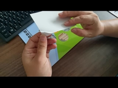 Kleefmiddel Destructief papier Fragiel papiersticker met glasin voering WGYB27